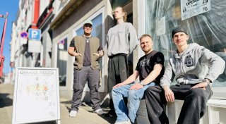 In Bielefeld unter einem Dach: Vintage-Mode, Graffiti-Gedöns, Tattoo-Studio und Platten-Laden