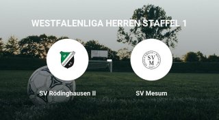 SV Mesum verliert gegen SV Rödinghausen II