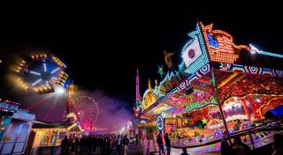 Oktoberfest in Löhne mit Gewerbeschau, Kirmes und Party auf Sparflamme