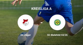 Der SV Häger gegen das Team der SC Bielefeld 04/26