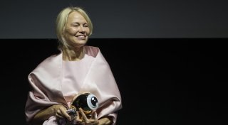 Pamela Anderson fast ungeschminkt