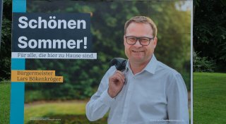Bad Oeynhausens Bürgermeister plakatiert ohne CDU-Logo