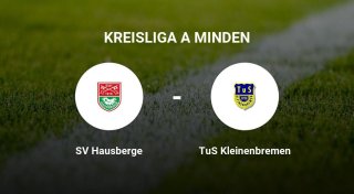 Spannender Kampf zwischen dem SV Hausberge und dem TuS Kleinenbremen