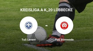 Heimniederlage auf dem Rasenplatz 1 Levern - TuS Levern verliert gegen TuS Stemwede