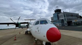 In der Luft mit Paderborns Lufthansa-Nachfolger Skyhub PAD: Mit Mut und Merz nach München