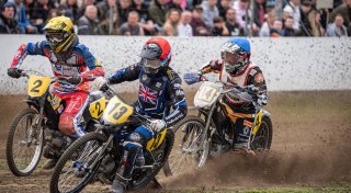 Jubiläum des Motorrad-Bahnsports in Bielefeld