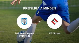 TuS Petershagen/Ovenstädt bietet FT Dützen Paroli