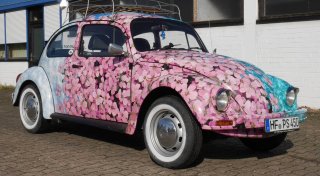 Kunterbunter VW Käfer: 21-Jährige belebt Oldtimer-Szene im Kreis Herford