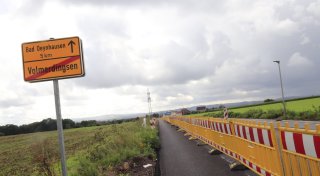 Diese Straße im Norden von Bad Oeynhausen soll im Dezember wieder freigegeben werden