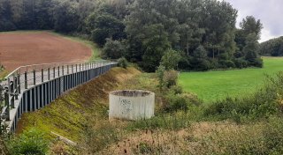Hochwassergefahr: Rückhaltebecken bei Warburg bietet nicht genügend Schutz