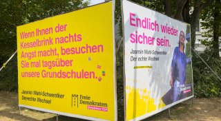 Empörung über Wahlplakat: Bielefelder FDP vergleicht Kesselbrink und Grundschulen