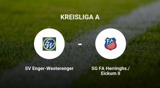 Spannender Kampf zwischen dem SV Enger-Westerenger und der SG FA Herringhs./Eickum II