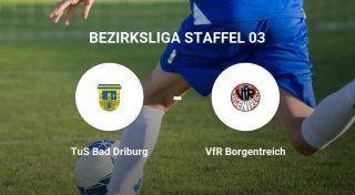 TuS Bad Driburg verbucht knappen Sieg gegen VfR Borgentreich
