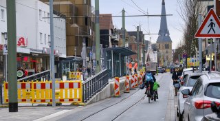Zwei Jahre nach Baustart: Bielefelder Hauptstraße zum Teil befahrbar