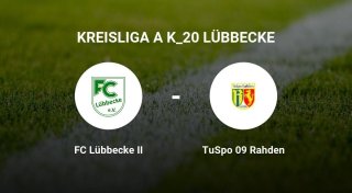 FC Lübbecke II verliert gegen TuSpo 09 Rahden