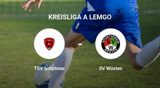 SV Wüsten bietet TSV Schötmar Paroli