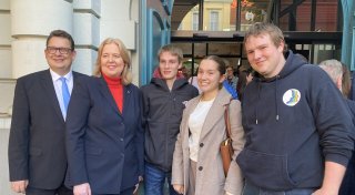Bundestagspräsidentin Bas in Herford: „Die Demokratie lebt vom Ehrenamt“