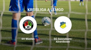 SV Wüsten behauptet sich mit knappem Sieg gegen SG Sonneborn/Alverdissen