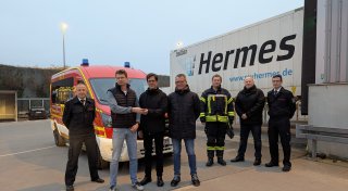 Neues Feuerwehrfahrzeug für die TAB Hermes