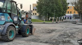 Kreuzung am Warburger Krankenhaus: Arbeiten haben verspätet begonnen