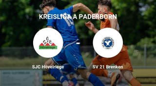 SJC Hövelriege verliert gegen SV 21 Brenken