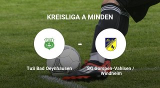 TuS Bad Oeynhausen erleidet dramatische Pleite gegen SG Gorspen-Vahlsen / Windheim
