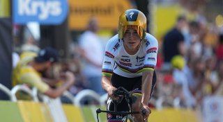 Tour: Evenepoel gewinnt Zeitfahren - Pogacar in Gelb