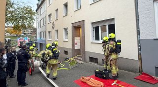 Feuerwehr hat die Lage an der Kleppergasse in Paderborn rasch unter Kontrolle