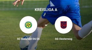 Knappe Niederlage für SG Oesterweg gegen SC Bielefeld 04/26