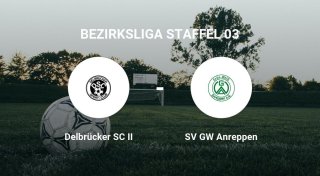 Das Team des Delbrücker SC II gegen den SV GW Anreppen trennen sich unentschieden