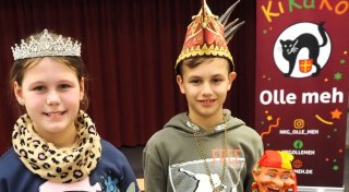 Mateo Grimme und Alina Riecke sind das neue Nieheimer Kinderprinzenpaar
