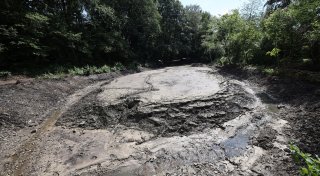 Staubsauger, Kinderwagen und Motorräder in Bad Oeynhausener Teich gefunden