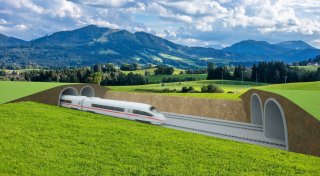 Neuer Plan von Ingenieuren aus OWL: Eine halb-unterirdische Röhre für die Bahntrasse