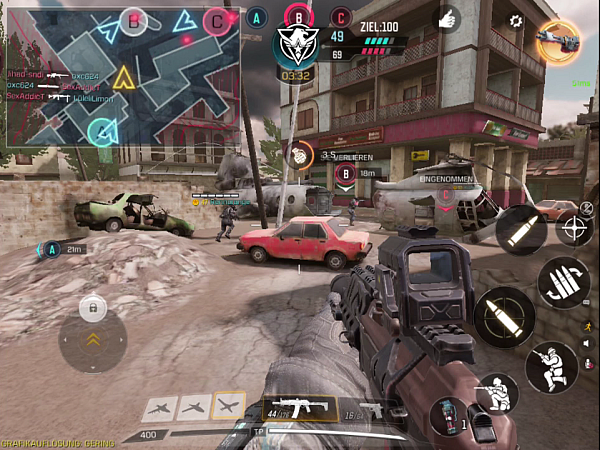 Auf dem kleinen Bildschirm ist einiges los. Glücklicherweise sind uns die HUD Einblendungen dank Anpassungsmöglichkeiten nicht im Weg. - © Activision