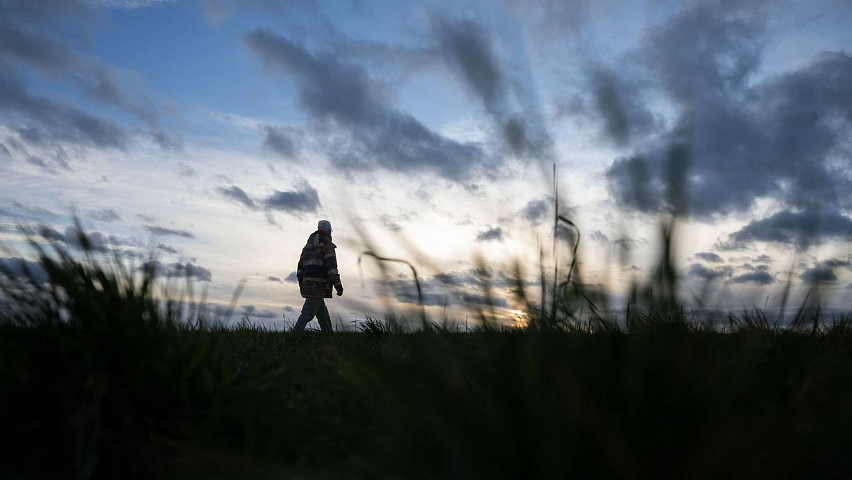 Bei gutem Wetter durch die Natur spazieren: Ist das die Aussicht, fällt das Aufraffen zum Spaziergang leicht. | © Marijan Murat/dpa/dpa-tmn