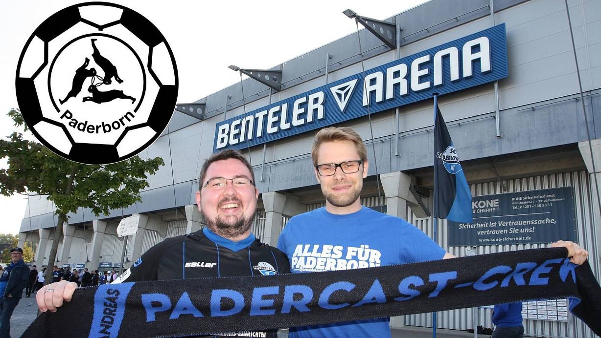 Andreas Ludwig (l.) und Stephan Simann sind leidenschaftliche SCP-Fans und schreiben für nw.de über ihren Verein. | © Uwe Müller