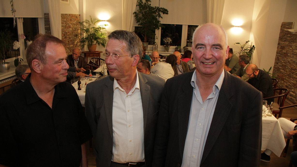 Vorstandsteam: Kassierer Reinhard Humburg (v. l.), Vorsitzender Ralf Miggelbrink und stellvertretender Vorsitzender Elmar Nolte. | © Dieter Scholz