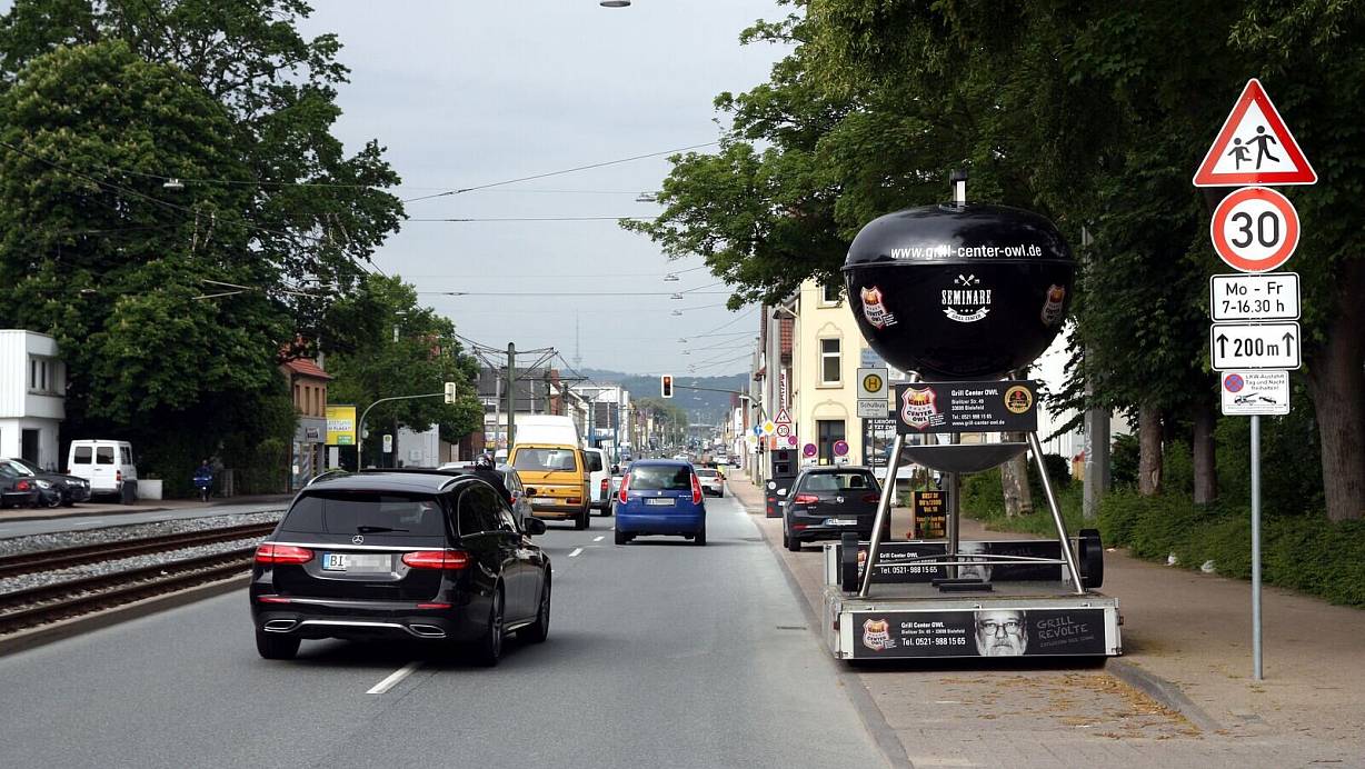 Auf der Herforder Straße gilt teilweise bereits Tempo 30. | © Jens Reichenbach