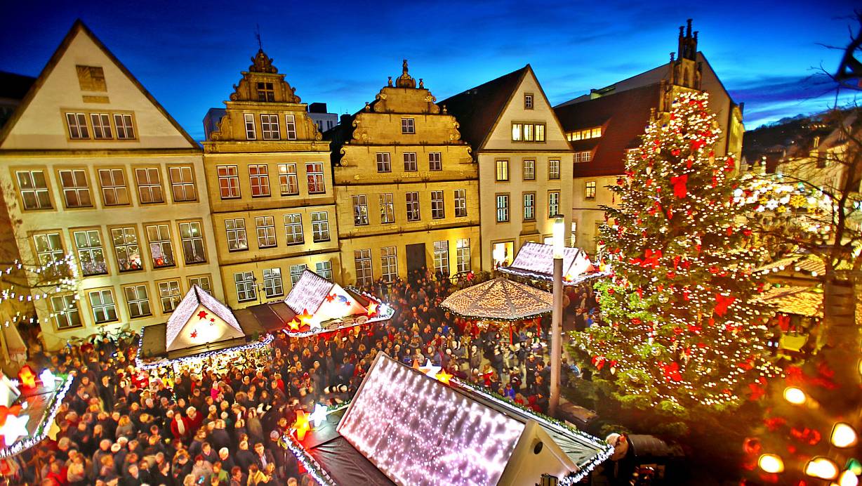 Der Alte Markt bleibt von den Barrieren verschont.  | © Bielefeld Marketing/ Sarah Jonek