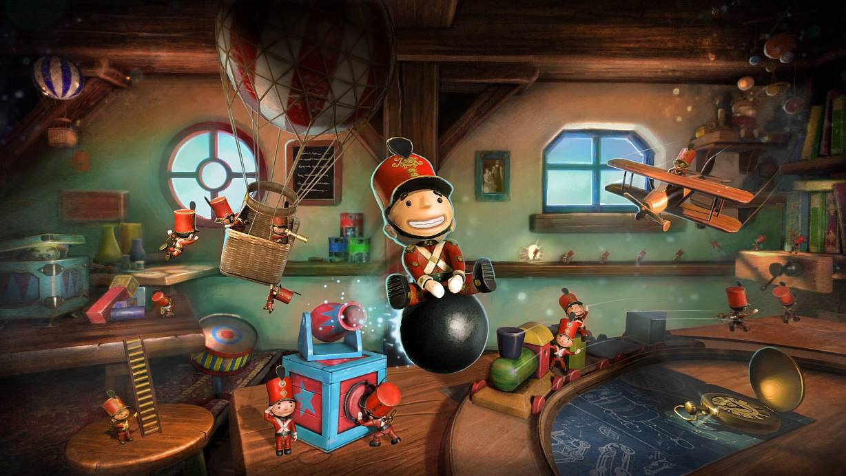 Huiiiiiii! In "Tin Hearts" müssen wir eine Truppe niedlicher Zinnsoldaten sicher Richtung Ausgang begleiten. | © Wired Productions