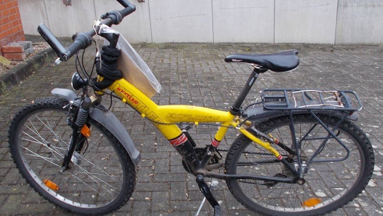 Das Mountainbike der Marke Kettler, Modell "Explosiv", ließ ein Dieb auf seiner Flucht zurück. | © Eike J. Horstmann