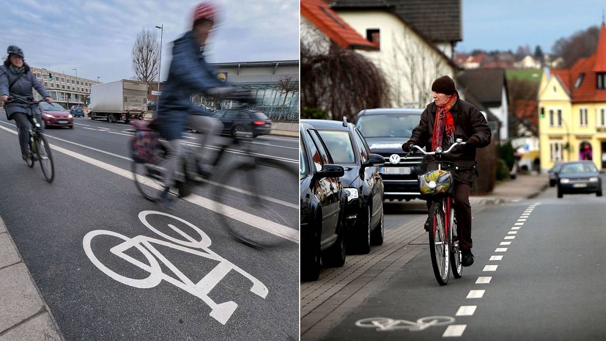 Schutzstreifen werden für Radfahrer in Bielefeld zur