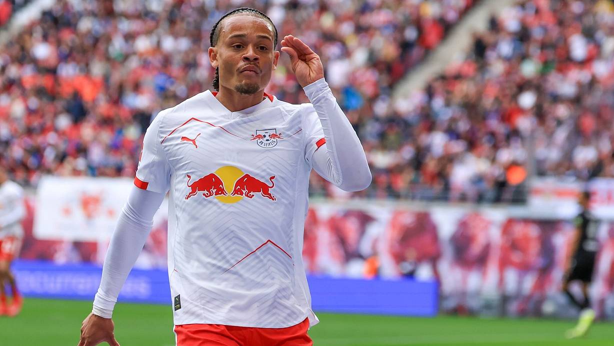 Xavi Simons könnte sich nun schnell mit Tottenham Hotspur auf einen Wechsel einigen. (Archivbild) | © Jan Woitas/dpa
