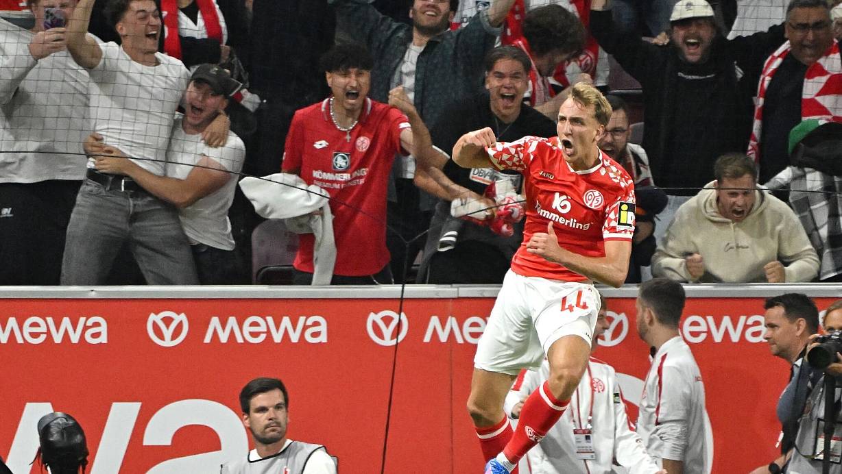 Angreifer Nelson Weiper erzielte das 3:1 für Mainz. | © Torsten Silz/dpa