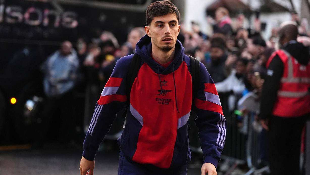 Wie lange Kai Havertz dem FC Arsenal fehlen wird, ist noch nicht klar. | © Adam Davy/PA Wire/dpa