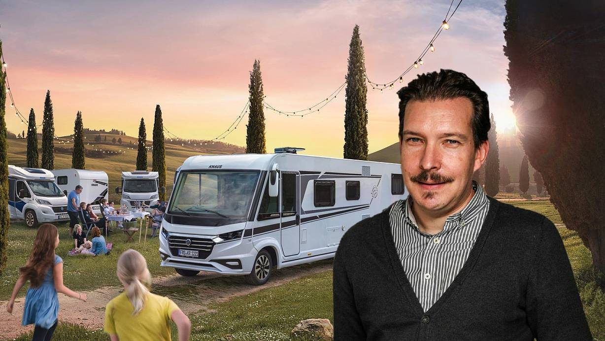 Jens Timo Brinkmann: Der Bielefelder hat das Unternehmen „Dein Caravan" in der Corona-Krise gegründet. Anfang Mai soll die neue Wohnmobil-Verleihstation öffnen.  | © pr/Rent & Travel/dein caravan