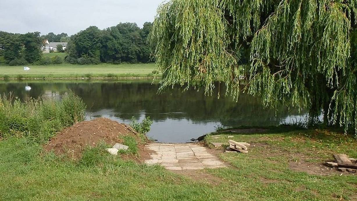 Die Täter hoben sogar Erde aus, um die Rampe zu errichten. | © WSP