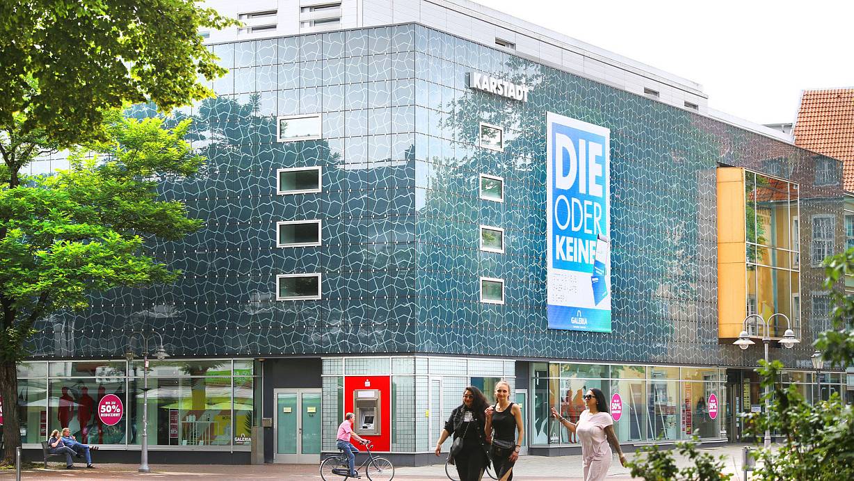 Die Tage für die Karstadt-Filiale am Berliner Platz sind gezählt. | © Patrick Menzel