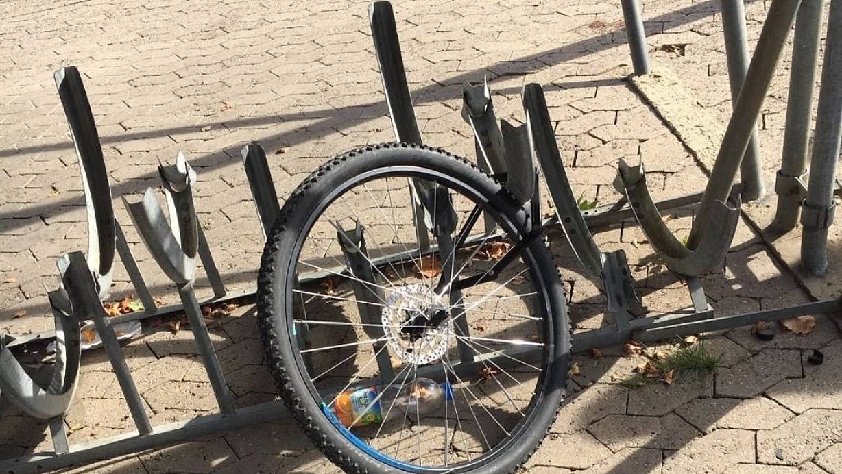 Die traurigen Reste eines Fahrraddiebstahls. | © Symbolbild/Wegener