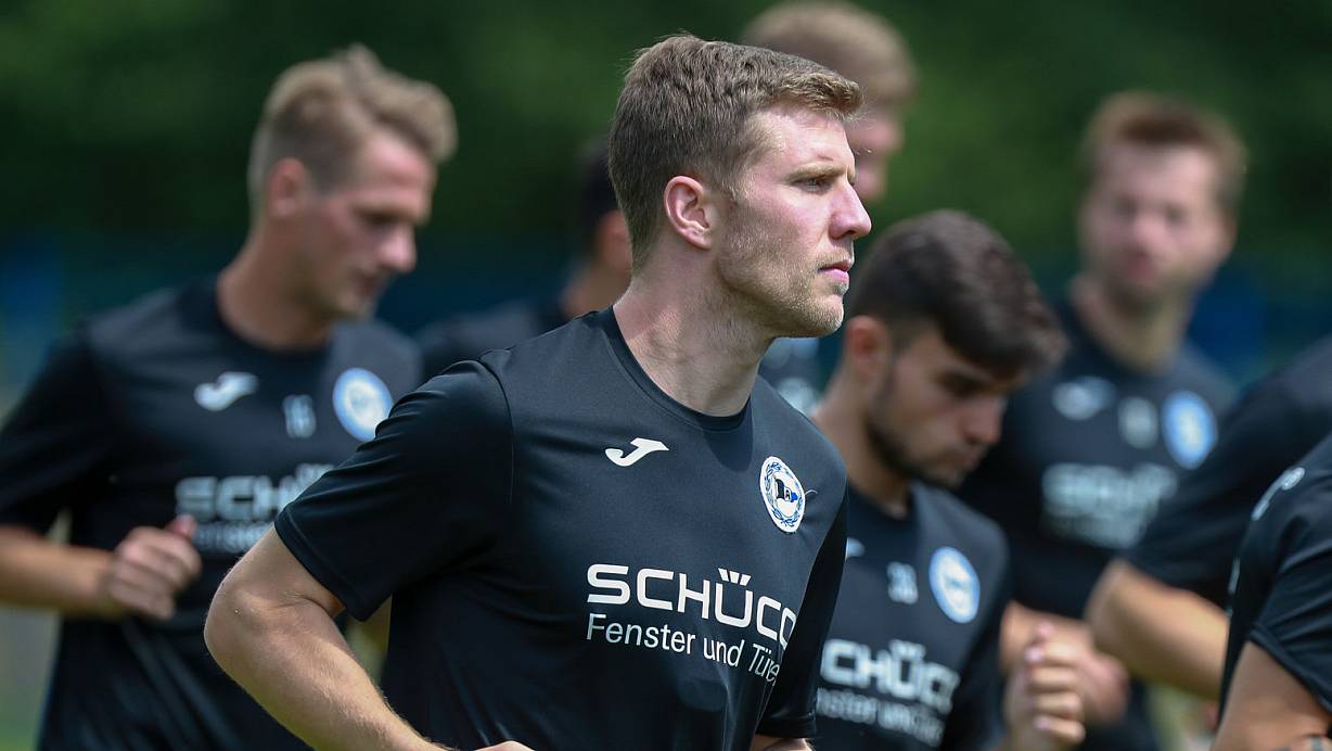 Sven Schipplock ist direkt ins Arminia-Training eingestiegen. | © Andreas Zobe